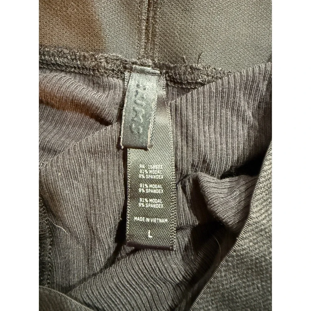 SKIMS Mens‎ Boxer Briefs Ribbed Modal Spandex Dark Gray Size L